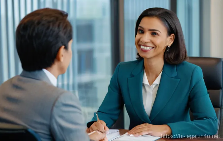 법률 자문가의 사건 처리 스킬 - **Prompt:** A diverse group of legal professionals, including a male lawyer in his 40s wearing a sha...