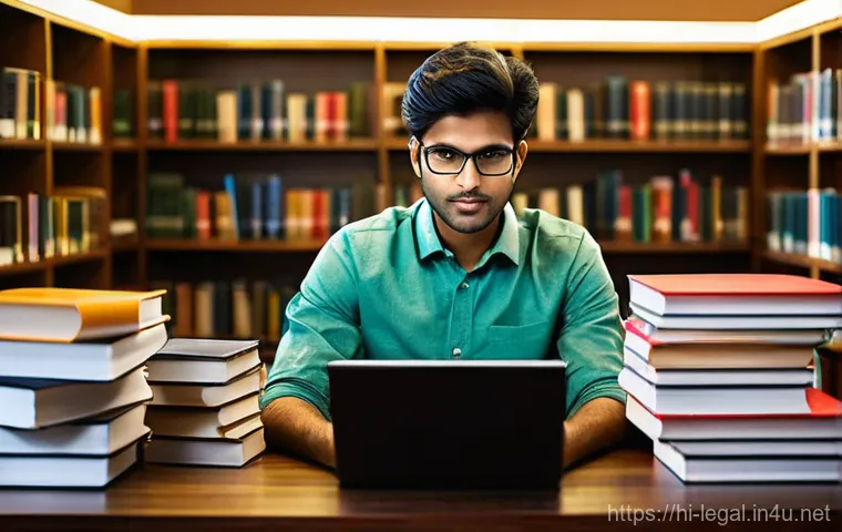 법률자문가 커리어 패스 - **Prompt 1: Aspiring Legal Mind in a Modern Setting**
    "A young, determined Indian student in the...