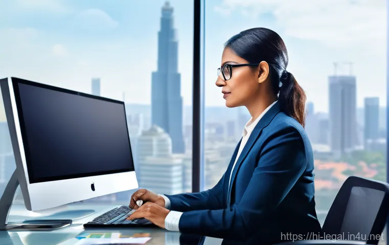 법률자문가 커리어 패스 - **Prompt 1: Aspiring Legal Mind in a Modern Setting**
    "A young, determined Indian student in the...