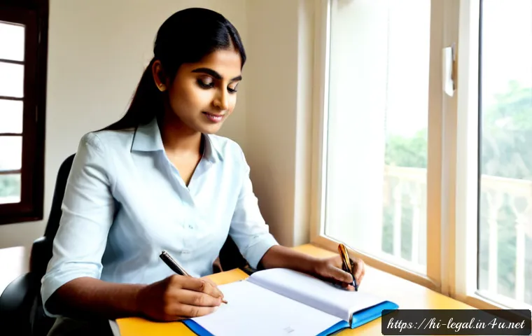 법률자문가를 위한 커리어 상담 - Photorealistic career counseling session for a young Indian legal advisor, seated across from an exp...