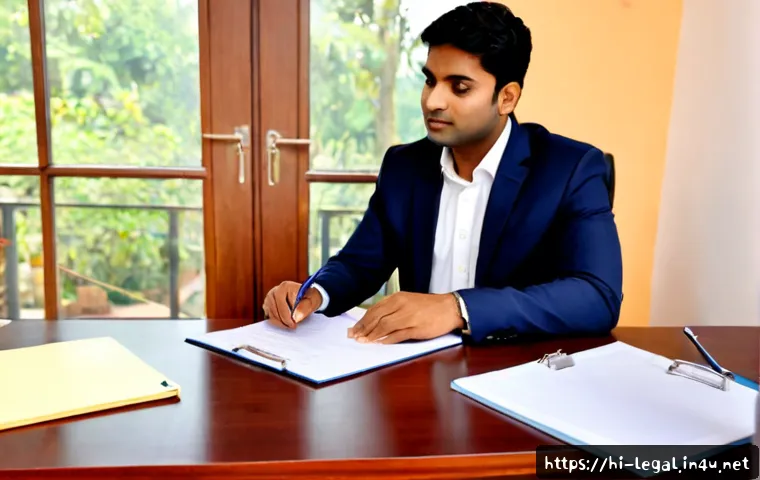 Home 17 법률자문가의 경력 컨설팅 - Photorealistic career consultation in a modern Indian legal office, experienced Indian legal advisor...